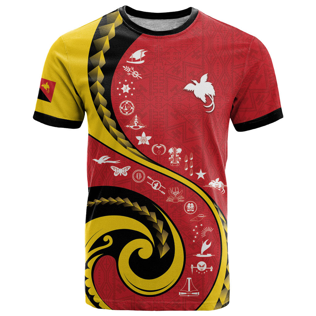 Papua New Guinea Independence T Shirt Special Style Red Version LT05 Red - Polynesian Pride