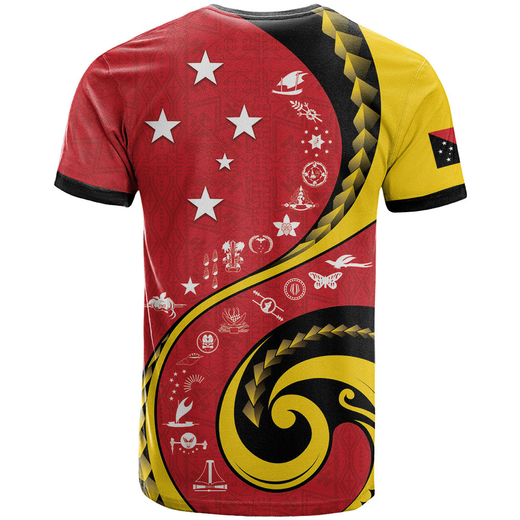 Papua New Guinea Independence T Shirt Special Style Red Version LT05 - Polynesian Pride