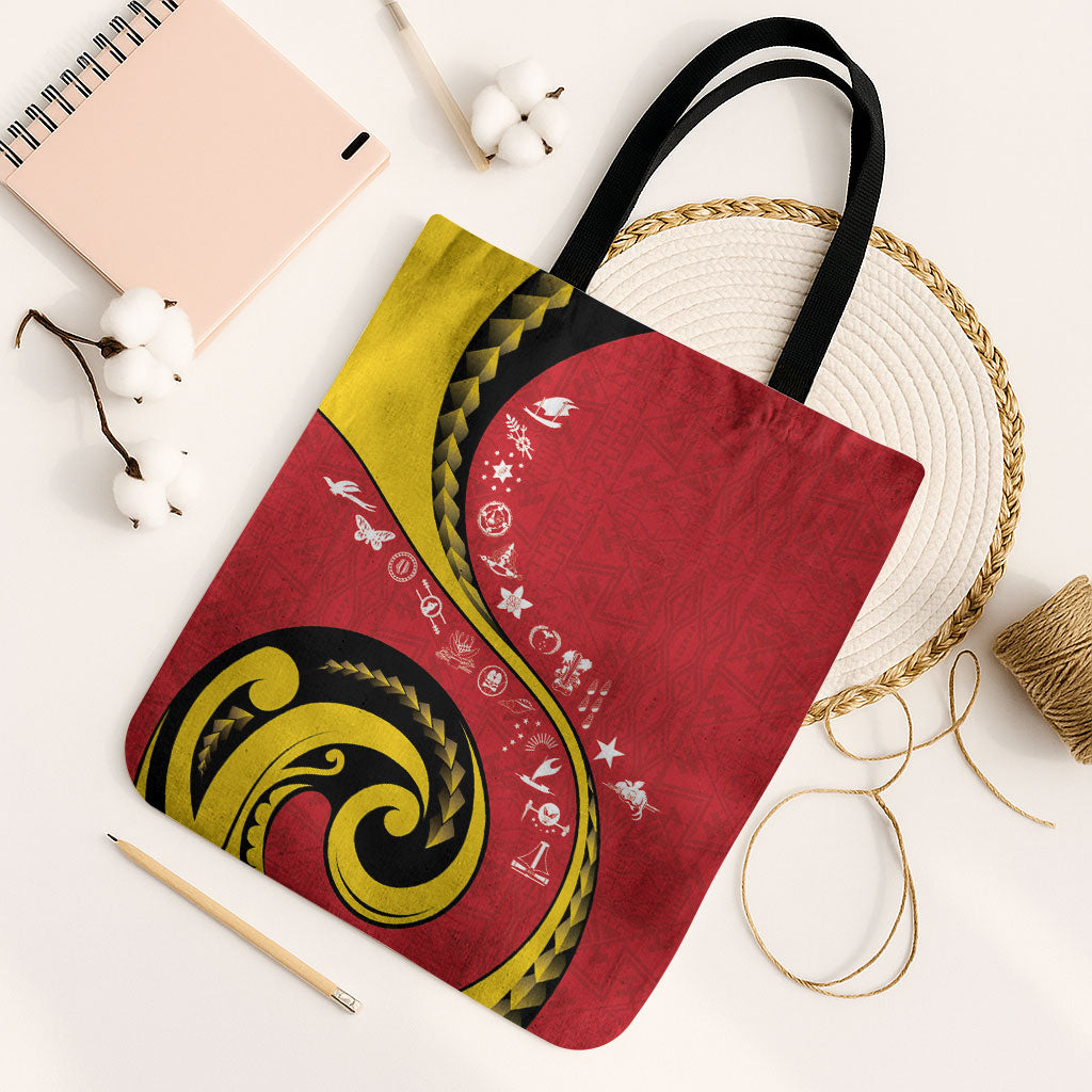 Papua New Guinea Independence Tote Bag Special Style Red Version LT05 Black Strap One Size Red - Polynesian Pride