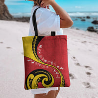 Papua New Guinea Independence Tote Bag Special Style Red Version LT05 - Polynesian Pride