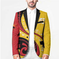 Papua New Guinea 50th Independence Anniversary Blazer Special Style Yellow Version - Polynesian Pride