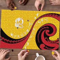 Papua New Guinea 50th Independence Anniversary Puzzle Special Style Yellow Version - Polynesian Pride