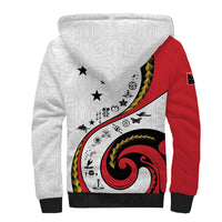 Papua New Guinea Independence Sherpa Hoodie Special Style White Version LT05 - Polynesian Pride