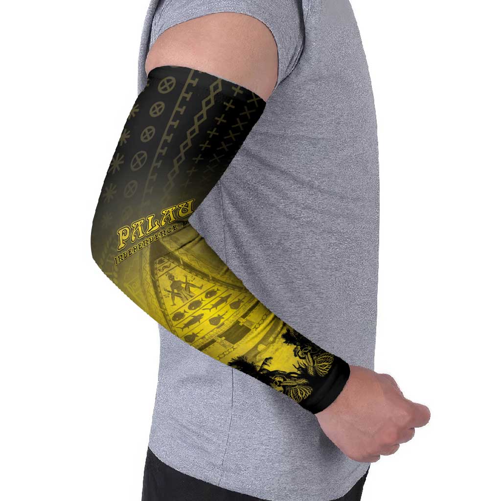 Palau Independence Day Arm Sleeves Palauan Tattoo Pattern LT05 - Polynesian Pride
