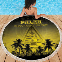 Palau Independence Day Beach Blanket Palauan Tattoo Pattern LT05 - Polynesian Pride