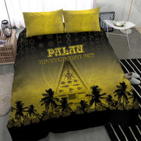 Palau Independence Day Bedding Set Palauan Tattoo Pattern LT05 - Polynesian Pride