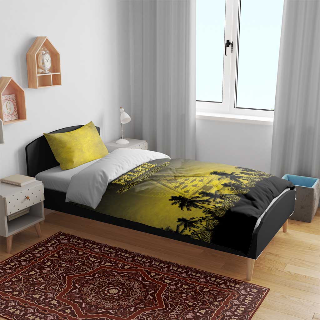 Palau Independence Day Bedding Set Palauan Tattoo Pattern LT05 - Polynesian Pride