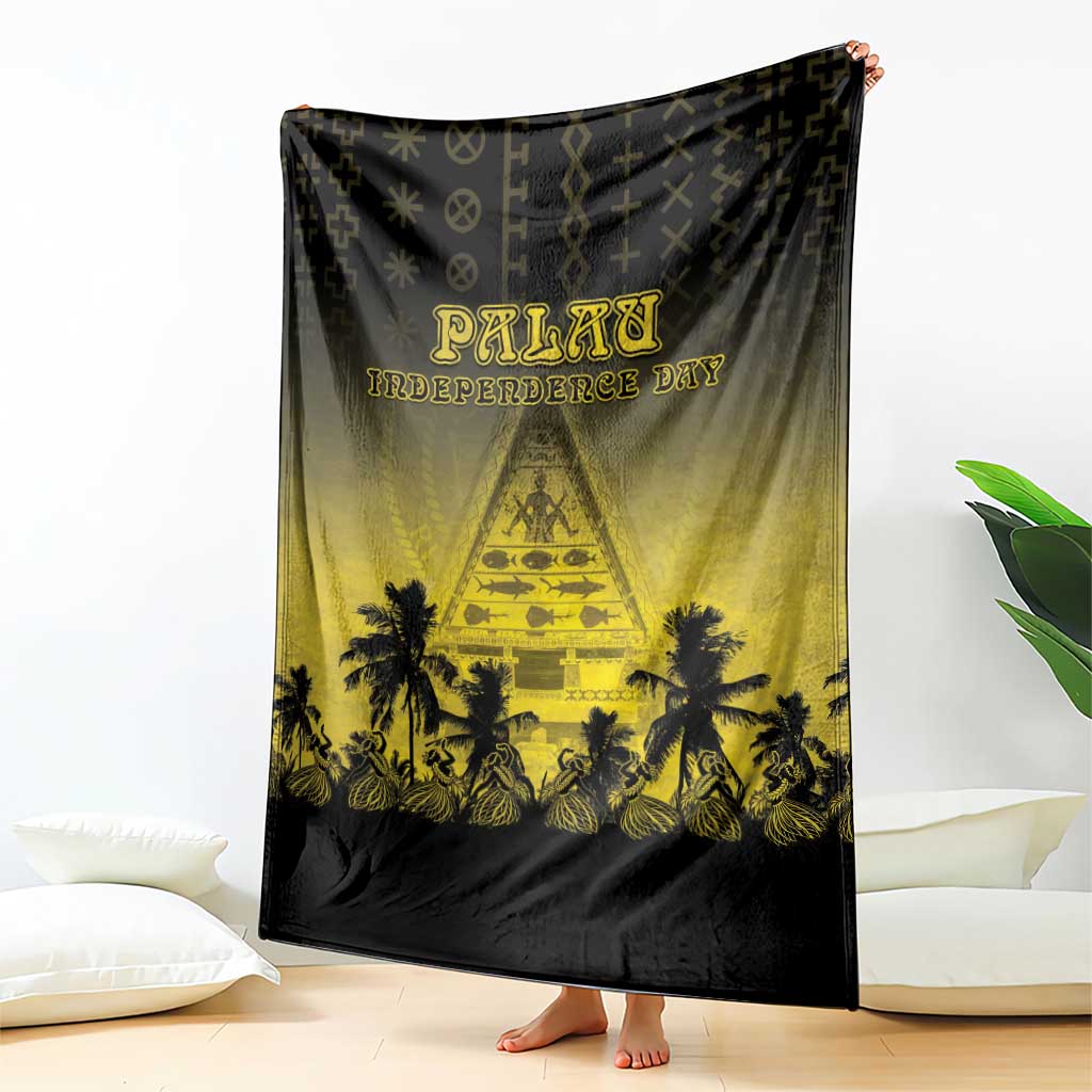 Palau Independence Day Blanket Palauan Tattoo Pattern LT05 - Polynesian Pride