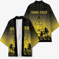 Personalised Palau Independence Day Kimono Palauan Tattoo Pattern LT05 - Polynesian Pride