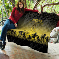Palau Independence Day Quilt Palauan Tattoo Pattern LT05 - Polynesian Pride
