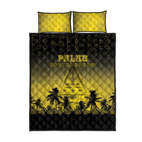 Palau Independence Day Quilt Bed Set Palauan Tattoo Pattern LT05 - Polynesian Pride