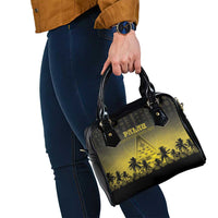 Palau Independence Day Shoulder Handbag Palauan Tattoo Pattern LT05 - Polynesian Pride