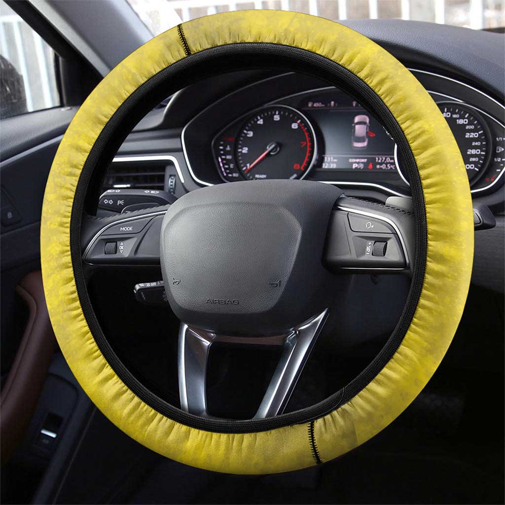 Palau Independence Day Steering Wheel Cover Palauan Tattoo Pattern LT05 - Polynesian Pride