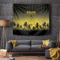 Palau Independence Day Tapestry Palauan Tattoo Pattern LT05 Black - Polynesian Pride