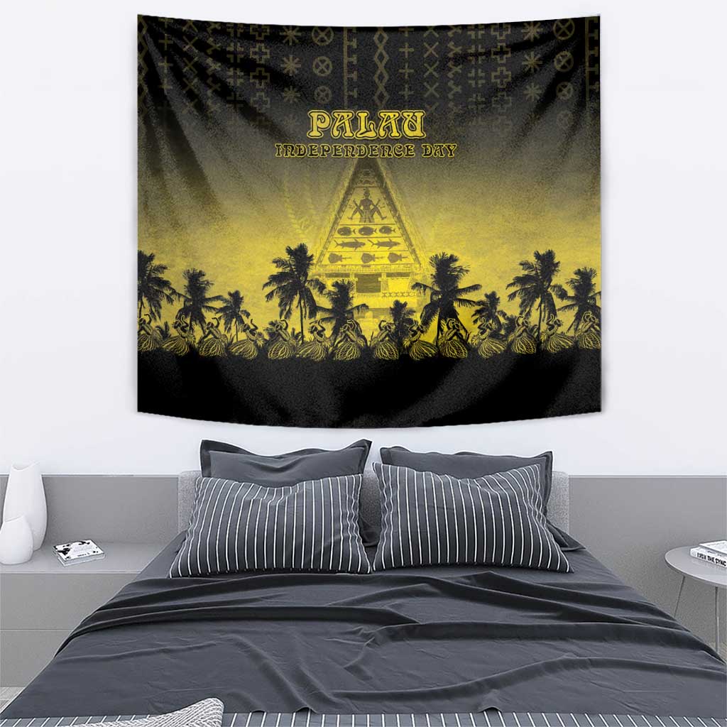 Palau Independence Day Tapestry Palauan Tattoo Pattern LT05 - Polynesian Pride