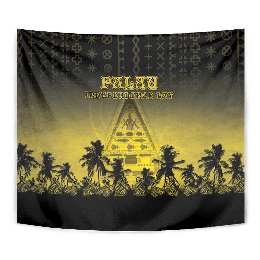 Palau Independence Day Tapestry Palauan Tattoo Pattern LT05 - Polynesian Pride