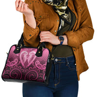 Aotearoa Breast Cancer Shoulder Handbag Maori Tribal Pattern