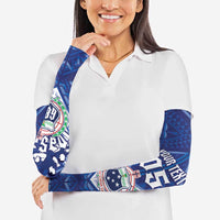Toa Samoa Rugby Custom Arm Sleeves Samoan Pride With Tribal Pattern LT05 - Polynesian Pride