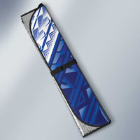 Toa Samoa Rugby Auto Sun Shade Samoan Pride With Tribal Pattern - Polynesian Pride