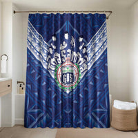 Toa Samoa Rugby Bathroom Set Samoan Pride With Tribal Pattern - Polynesian Pride