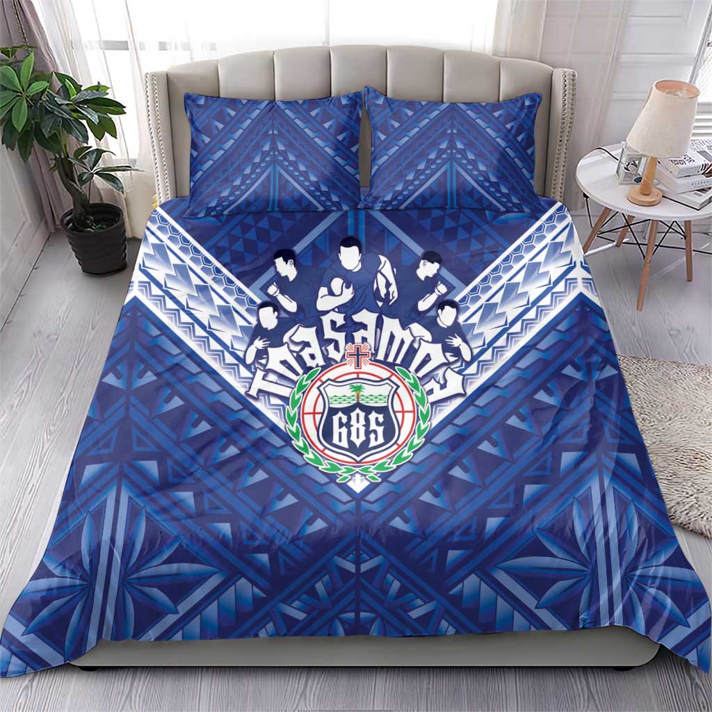Toa Samoa Rugby Bedding Set Samoan Pride With Tribal Pattern LT05 - Polynesian Pride