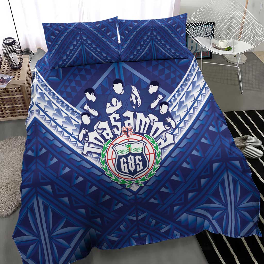 Toa Samoa Rugby Bedding Set Samoan Pride With Tribal Pattern LT05 - Polynesian Pride