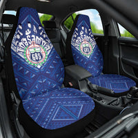 Toa Samoa Rugby Car Seat Cover Samoan Pride With Tribal Pattern LT05 One Size Blue - Polynesian Pride