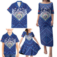 Toa Samoa Rugby Custom Family Matching Puletasi and Hawaiian Shirt Samoan Pride With Tribal Pattern - Polynesian Pride