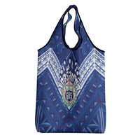 Toa Samoa Rugby Grocery Bag Samoan Pride With Tribal Pattern - Polynesian Pride