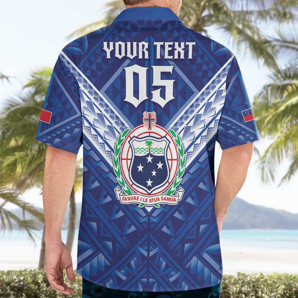 Toa Samoa Rugby Custom Hawaiian Shirt Samoan Pride With Tribal Pattern - Polynesian Pride