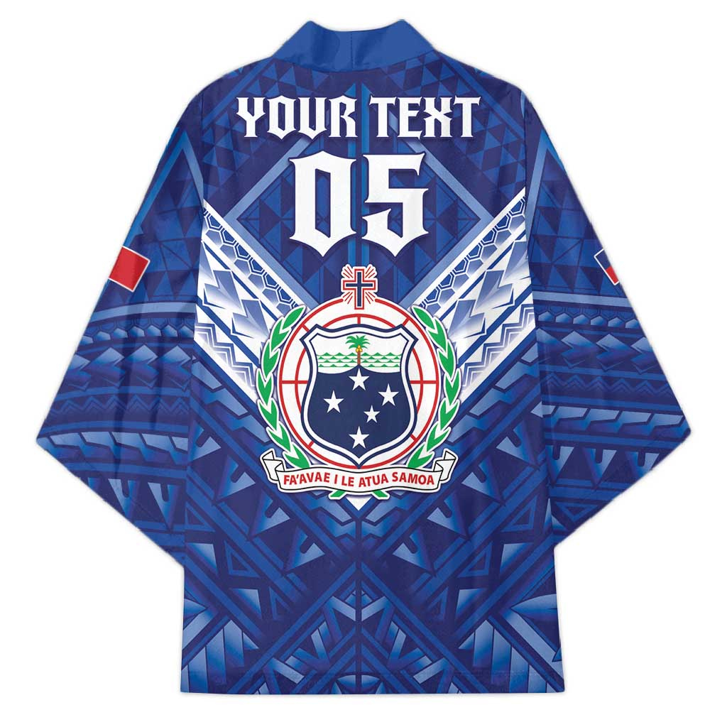 Toa Samoa Rugby Custom Kimono Samoan Pride With Tribal Pattern - Polynesian Pride