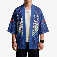 Toa Samoa Rugby Custom Kimono Samoan Pride With Tribal Pattern - Polynesian Pride
