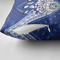 Toa Samoa Rugby Pillow Cover Samoan Pride With Tribal Pattern LT05 - Polynesian Pride