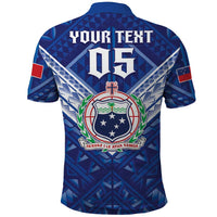 Toa Samoa Rugby Custom Polo Shirt Samoan Pride With Tribal Pattern LT05 - Polynesian Pride