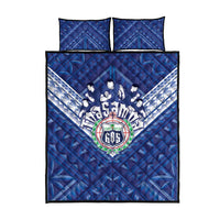 Toa Samoa Rugby Quilt Bed Set Samoan Pride With Tribal Pattern - Polynesian Pride