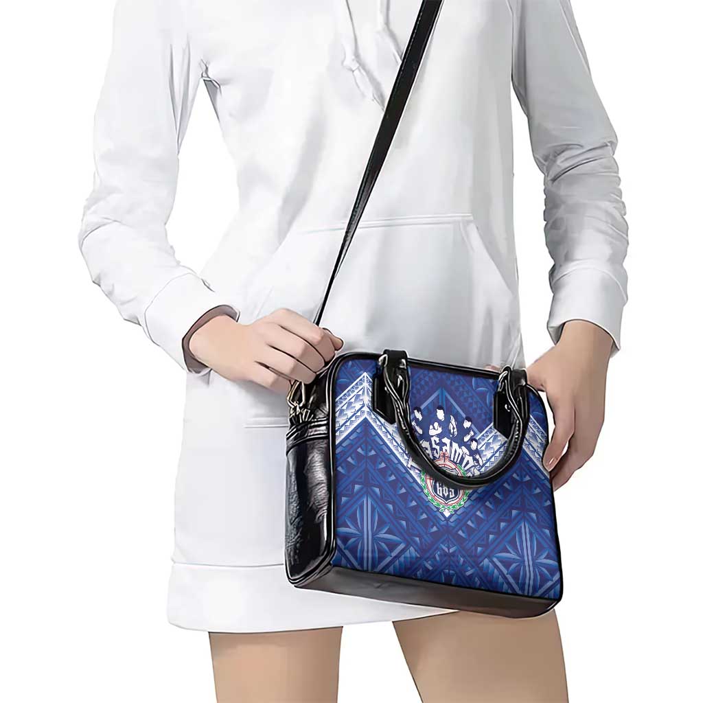 Toa Samoa Rugby Shoulder Handbag Samoan Pride With Tribal Pattern LT05 - Polynesian Pride