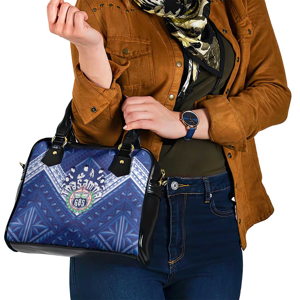 Toa Samoa Rugby Shoulder Handbag Samoan Pride With Tribal Pattern LT05 - Polynesian Pride