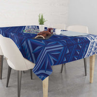 Toa Samoa Rugby Tablecloth Samoan Pride With Tribal Pattern LT05 - Polynesian Pride