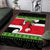 New Zealand Funny Christmas Area Rug Maori Tiki