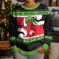New Zealand Funny Christmas Kid Ugly Christmas Sweater Maori Tiki LT05 - Polynesian Pride