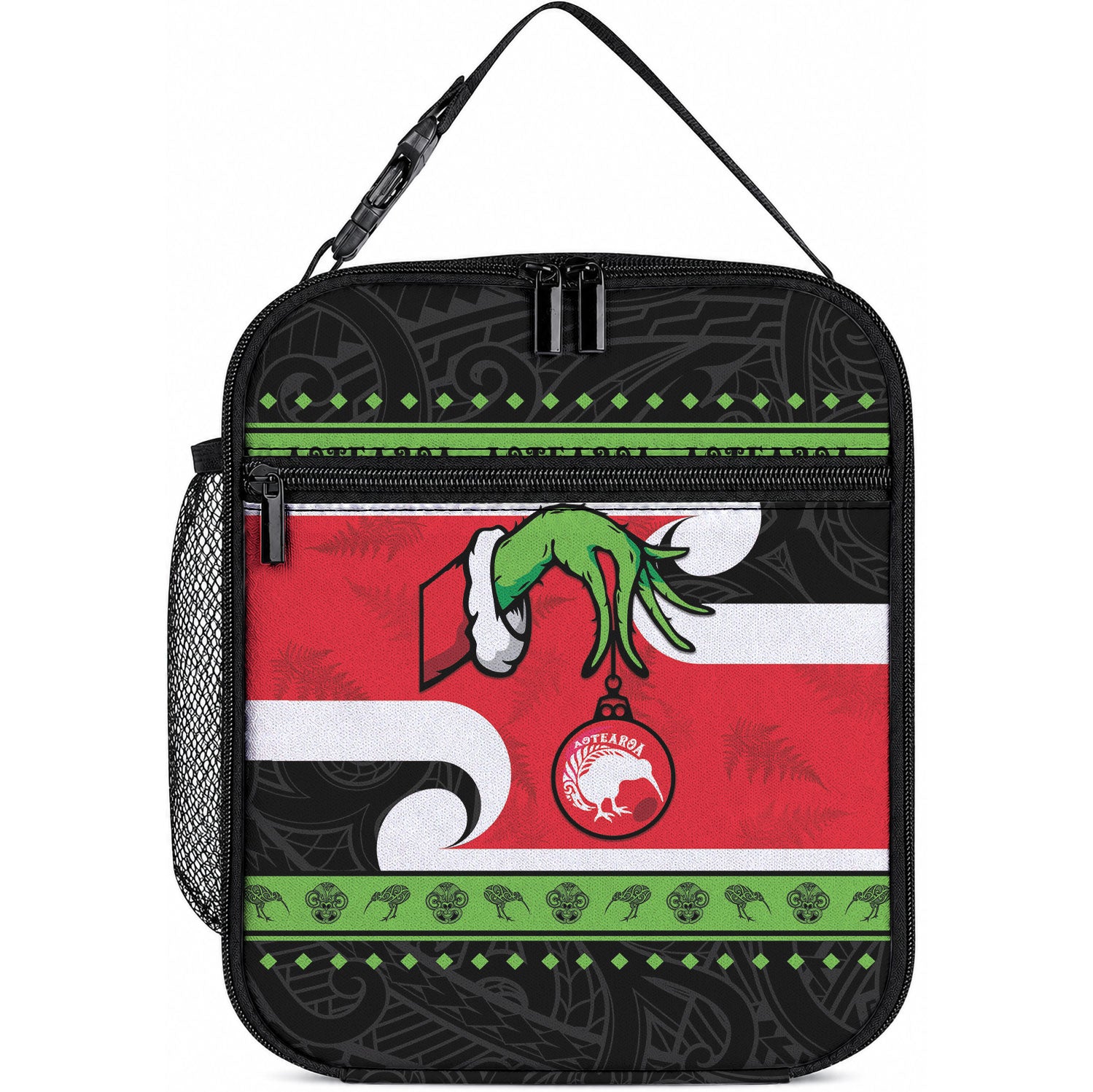 New Zealand Funny Christmas Lunch Bag Maori Tiki