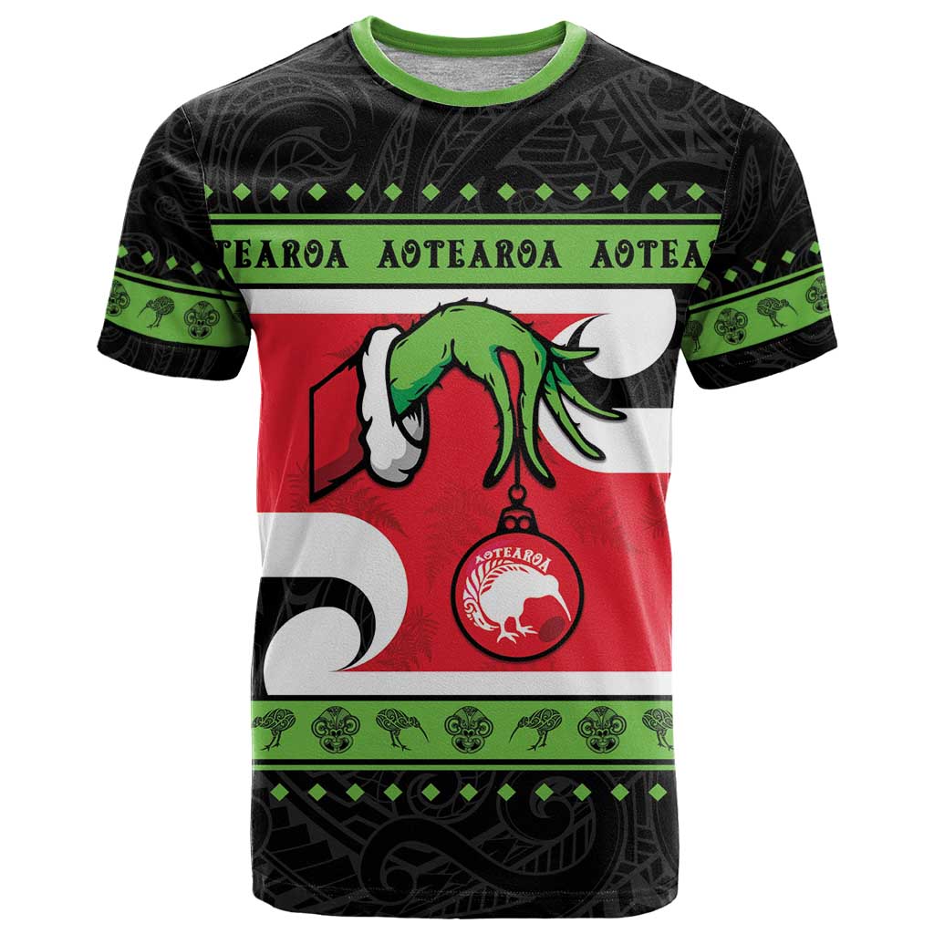 New Zealand Funny Christmas T Shirt Maori Tiki