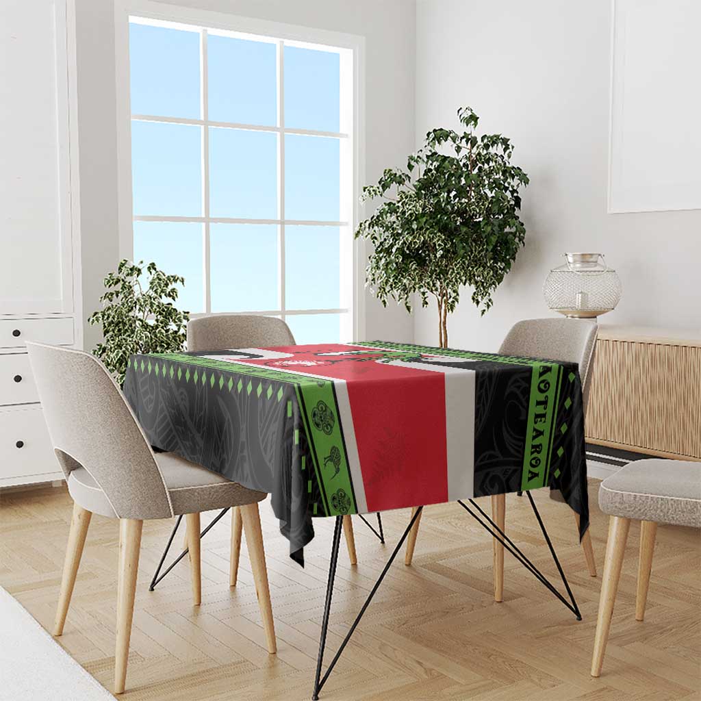 New Zealand Funny Christmas Tablecloth Maori Tiki LT05 - Polynesian Pride