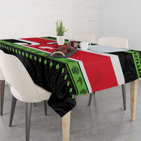New Zealand Funny Christmas Tablecloth Maori Tiki LT05 - Polynesian Pride