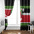 New Zealand Funny Christmas Window Curtain Maori Tiki