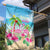 Hawaii Christmas Garden Flag Deck The Palms Holiday Flamingos