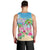 Hawaii Christmas Men Tank Top Deck The Palms Holiday Flamingos