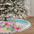 Hawaii Christmas Tree Skirt Deck The Palms Holiday Flamingos