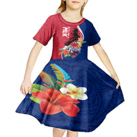 Guam Martin Luther King Jr Day Kid Short Sleeve Dress LT05 - Polynesian Pride