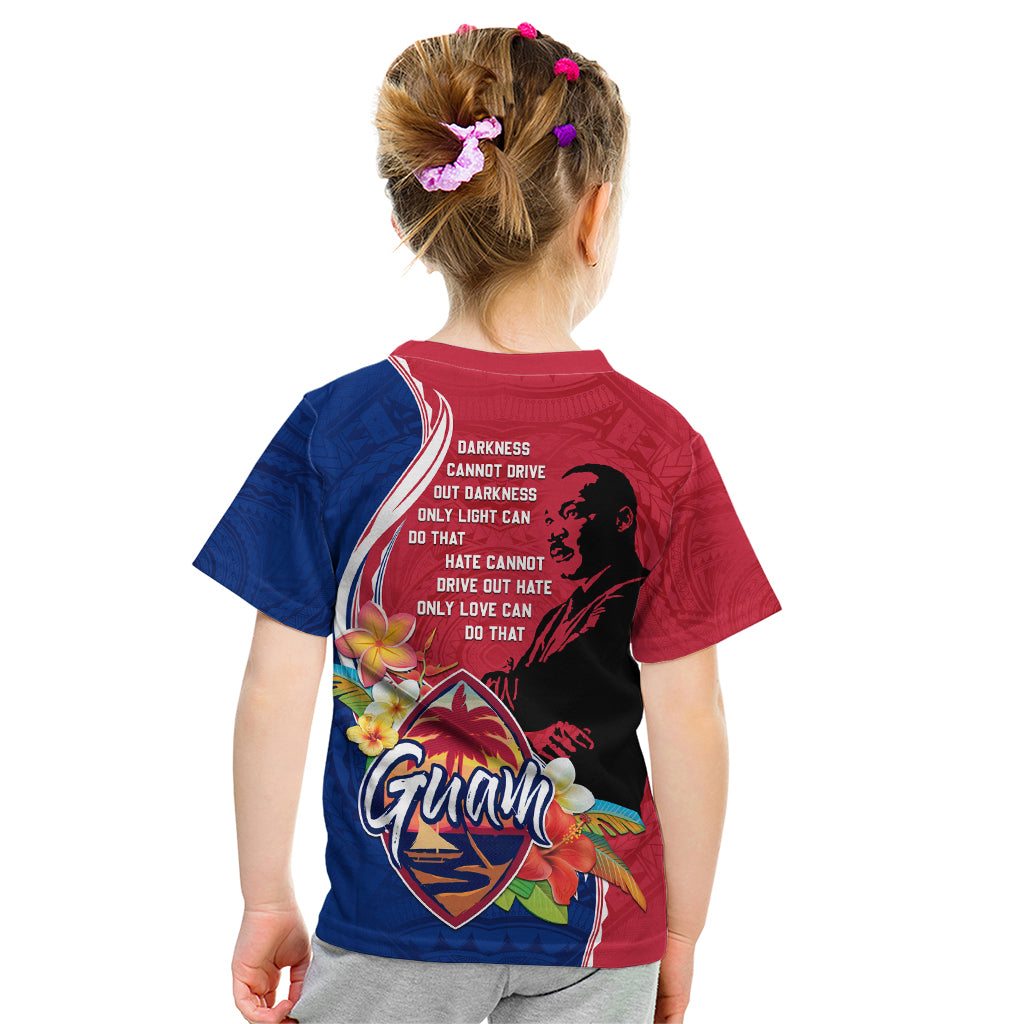 Guam Martin Luther King Jr Day Kid T Shirt LT05 - Polynesian Pride